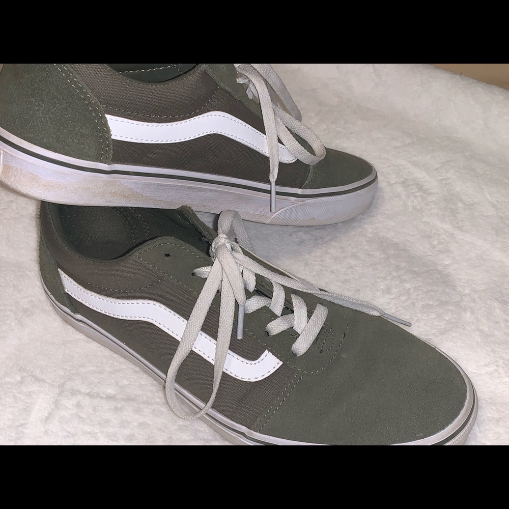Olive green vans!